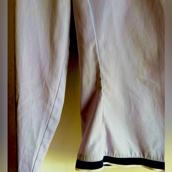Vintage miu miu Zip Silver Lavender Cotton Top with Black Trim. Size 40 EU. - Picture 8 of 8